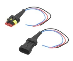 Blow Hermetiška 3-PIN jungtis pilna - 3PIN kištukas + lizdas su kabeliu 20cm OH-3