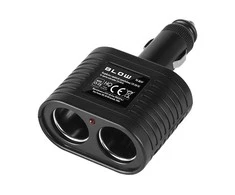 Blow Automobilinio žiebtuvėlio skirstytuvas 1xkištukas 2xlizdas CS-23