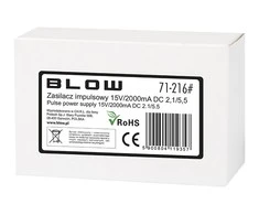 Blow Impulsinis maitinimo šaltinis 15V 2A 2.1x5.5