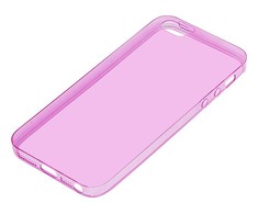 Blow iPhone 5 dėklas rožinis "U"