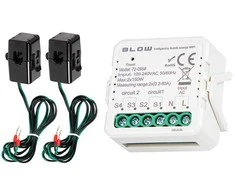 Blow Išmanus dviejų krypčių, dviejų kanalų WiFi energijos skaitiklis TUYA