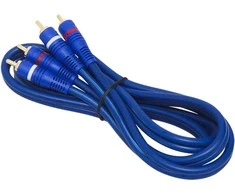 Blow Jungtis 2xRCA 6mm 1.5m Mėlynas CONNECTED