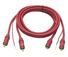 Blow Jungtis 2xRCA 6mm 1.5m Raudonas