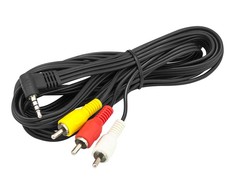 Blow Pūskite Jungtis PLUG 3.5 4P-3xRCA 2.5m