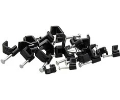 Blow Kabelio laikiklis 4/4mm juodas plokščias