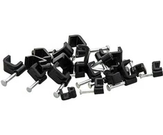 Blow Kabelio laikiklis 8/5 mm juodas plokščias