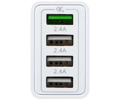 Blow Maitinimo įkroviklis USBx3 lizdas + USB QC 30W