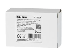 Blow Perjungiamas maitinimo šaltinis 12V / 1.67A
