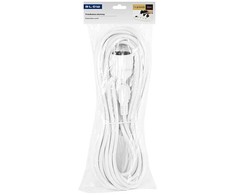 Blow PR-160 prailgintuvas, 1 lizdas su įžeminimu, 10 m, baltas (3x1.5 mm)
