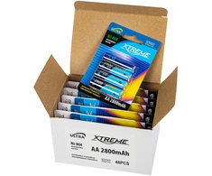 Blow R6 Ni-MH AA 2800mAh XTREME akumuliatorius 12 lizdinių plokštelių