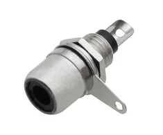 Blow RCA montavimo lizdas prie korpuso Juodas