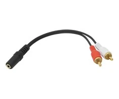 Blow Pūsti RCA skirstytuvas: 3.5 JACK -2 RCA PLUG