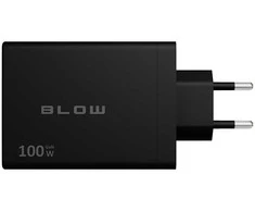 Blow Sieninis įkroviklis USB-Cx4 PD 100W GAN juodas