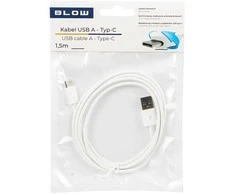 Blow USB 2.0 A - USB-C jungtis 1.5 m, balta