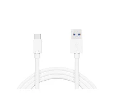 Blow USB 3.0 A jungtis – USB-C 1m baltas BL