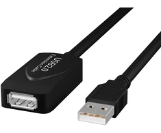 Blow 66-183# USB A - A jungtis 3,0 m kištukinis lizdas su IC pakabuko prailginimo laidu