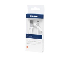 Blow USB A jungtis - micro B 1.5 m spiralė