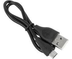 Blow USB A - micro B jungtis 0.3 m, juoda