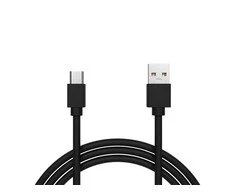 Blow USB A – micro B jungtis 1.0 m juoda HQ