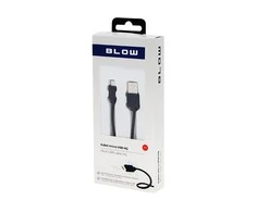 Blow USB A – micro B jungtis 1.0 m juoda HQ
