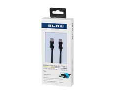Blow USB-C jungtis – USB-C 2.0 1.0 m juoda