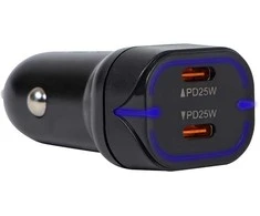 Blow USB-Cx2 50W G50B automobilinis įkroviklis