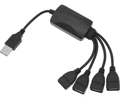 Blow USB skirstytuvas WT.A-4xGN.A 2.0 HUB į