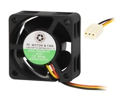 Blow Ventiliatorius 40x20mm 24V stumdomas, 3 laidų