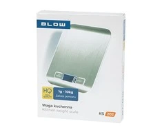 Blow Virtuvinės svarstyklės KS202 sidabrinės 10kg