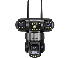 BLOW WiFi kamera su 3 objektyvais, 6MP, V380, juoda