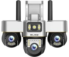 BLOW WiFi kamera su 3 pasukamais objektyvais, 6MP, V-BP36, juoda