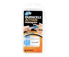 Duracell klausos aparato baterija ZA675 6vnt
