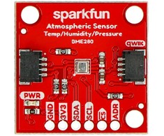 BME280, drėgmės, temperatūros ir slėgio jutiklis I2C/SPI, SparkFun SEN-15440
