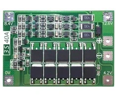 Oem BMS PCM PCB 3S modulis - 12.6V - 40A - ver, Ličio jonų elementų, skirtų 18650 celių, įkrovimo ir apsaugos BALANSAS