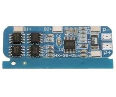 Oem BMS PCM PCB įkrovimo modulis Li-ion 3S 12V 6-8A - skirtas 18650 elementų