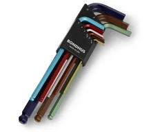 Bondhus šešiakampių raktų rinkinys – 1.5–10 mm – 9 vnt.