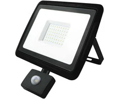 BREMEN LED prožektorius su judesio davikliu 50W, 4000K, IP65, 80lm/W Eurolight