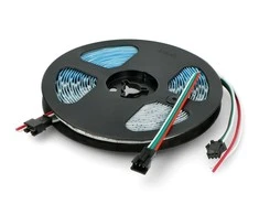 Btf Lighting RGB LED juosta SK6812 - skaitmeninė, adresuota - IP30 60 LED/m, 5V - 5m - balta