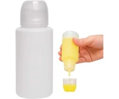 Buteliukas su PE adata - 30 ml - aplikatorius - skysčiams dozuoti