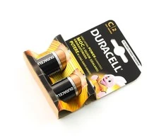 C / LR14 Duracell šarminė 1.5 V baterija - 2vnt,