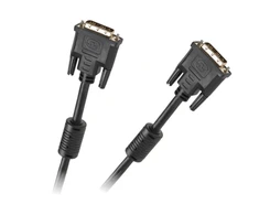 Cabletech DVI-DVI kabelis 1.8m Juodas