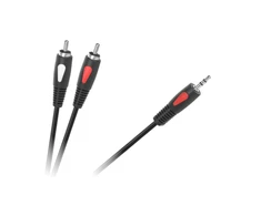 Cabletech Eco-Line kabelis 3.5 AUX - 2xRCA 1.8m