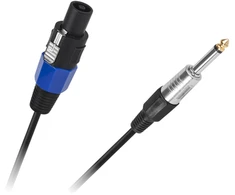 Cabletech Kabelio JACK 6.3 kištukas - STC kištukas 10m HQ