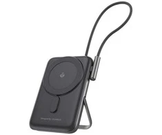 Choetech B735 magnetinis maitinimo blokas 10000mAh 20W PD + USB-C laidas (juodas)