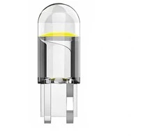 COB LED lemputė W5W T10 12V - geltona - T10 HPC 360 sferinė - Techninė