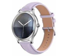 Išmanusis laikrodis COLMI L28 Smart Watch (sidabrinis-violetinė + violetinė leather strap)