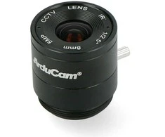 CS-Mount objektyvas 8mm, rankinis fokusavimas, skirtas Raspberry Pi kamerai, ArduCam LN038