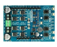Cytron priedėlis MDD10 - dviejų kanalų DC variklio valdiklis - 7V-30V/10A - Arduino priedėlis