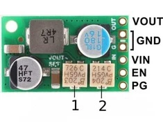 D30V30MASCMA - reguliuojamas įtampos ribotuvas su žemos įtampos išjungimo funkcija - 4.2 V - 15 V 3 A - Pololu 4874