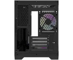 Darkflash Darflash FT418 kompiuterio dėklas + 6 aRGB ventiliatoriai (juodi)